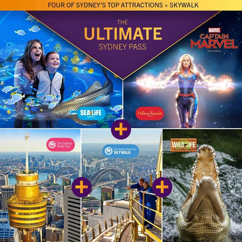 Sydney: Ultimate Pass with 5 Attractions