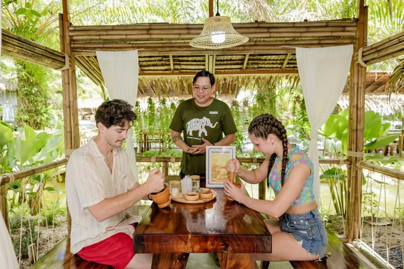 Khaolak Ethical Elephant Sanctuary: Guided Tour + Transfer + Thai Workshops